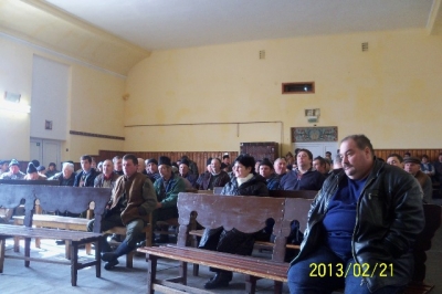 Acțiune de informare la întrunirea publică din Vîrghiș - 21 februarie 2013. _5